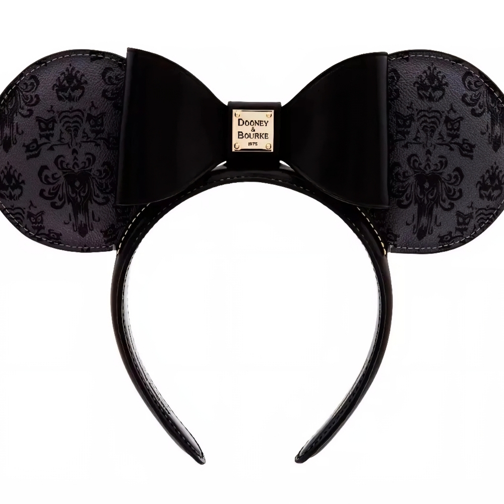 2024 Disney Parks Dooney & Bourke Haunted Mansion Minnie Ears Headband, New.